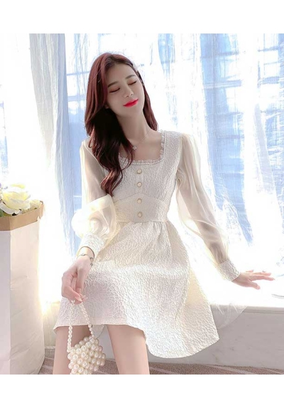 dress wanita korea D6513