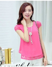 blouse chiffon import T2015