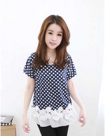 blouse polkadot import T2024