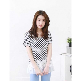 blouse polkadot import T2025