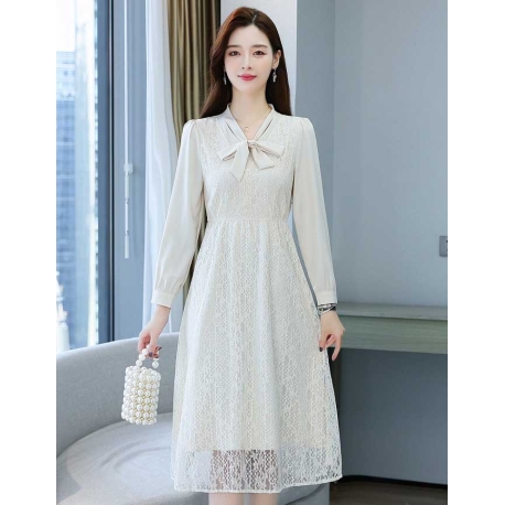 dress wanita korea D7553