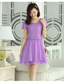 dress wanita import D1901