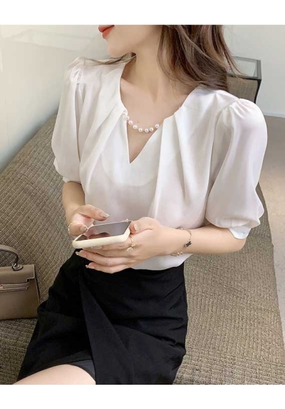 blouse  wanita korea T7027