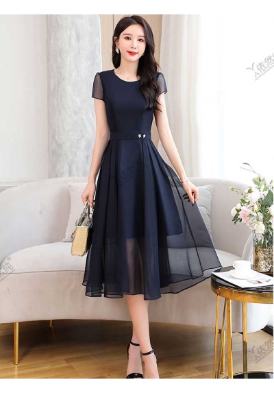 dress wanita korea D7530