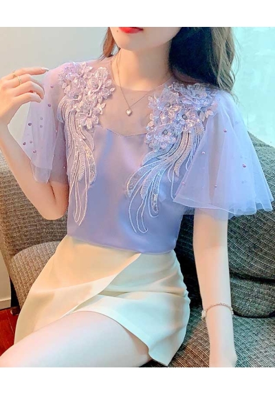 blouse wanita korea T7681