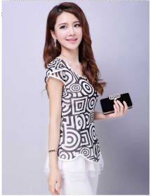 blouse wanita korea T2042