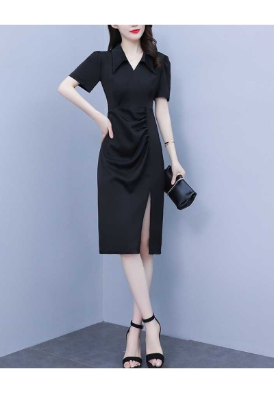 dress wanita korea D7591