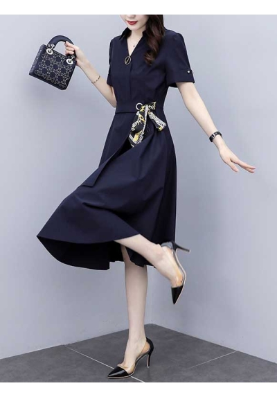 dress wanita korea D7593