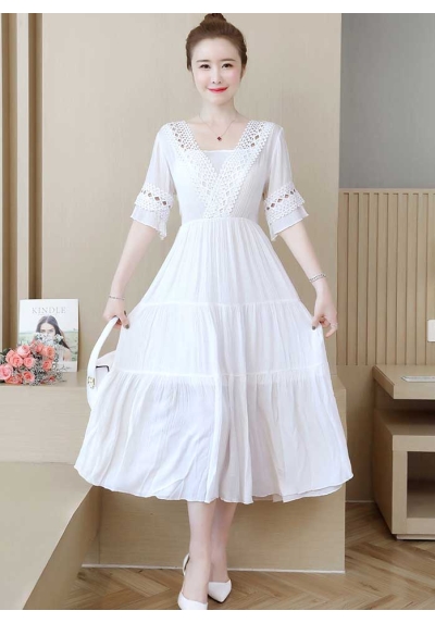 dress wanita korea D7590