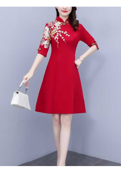 dress cheongsam import D7604