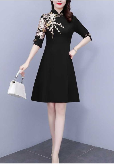 dress cheongsam import D7604