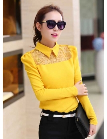 blouse korea lengan panjang T2048