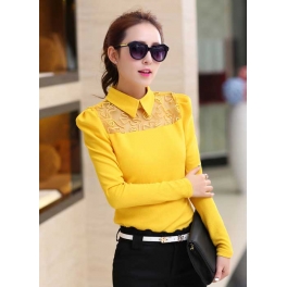 blouse korea lengan panjang T2048