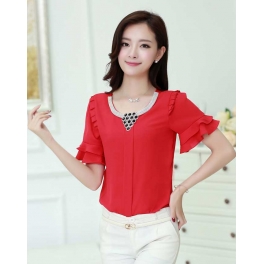blouse chiffon import T2055