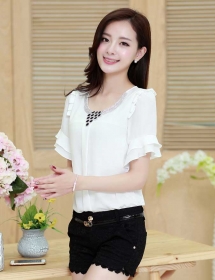 blouse chiffon import T2057