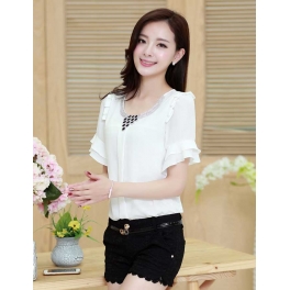 blouse chiffon import T2057