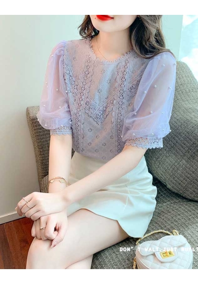 blouse wanita korea T7501