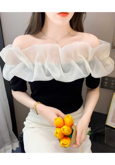blouse wanita korea T7724
