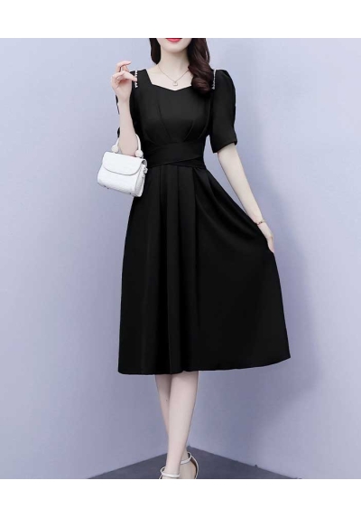 dress wanita korea D7627