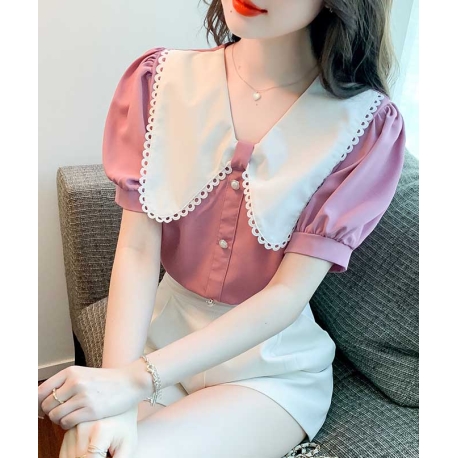 blouse wanita korea T7761