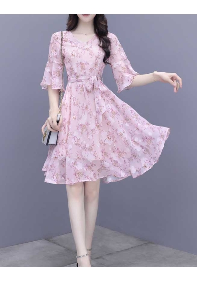 dress wanita korea D7640