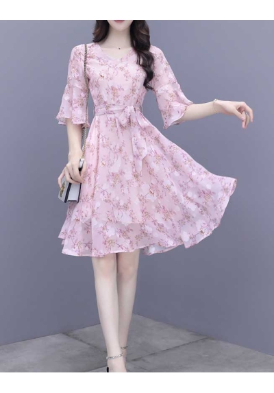 dress wanita korea D7066