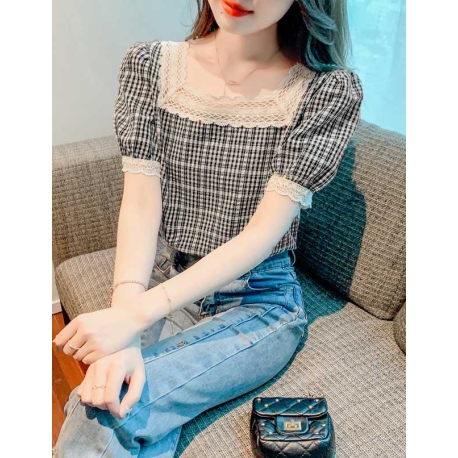 blouse wanita korea T7762