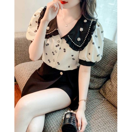 kemeja wanita korea T7773
