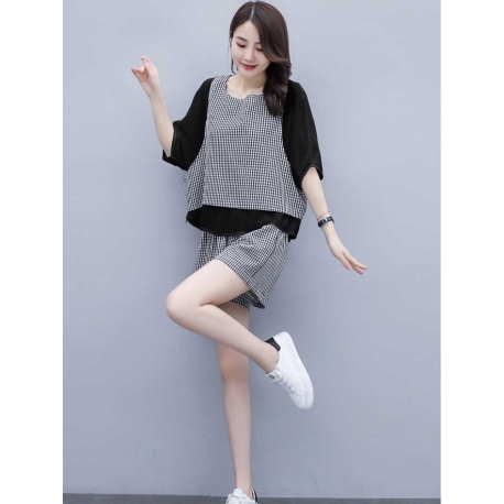 setelan wanita korea D7648