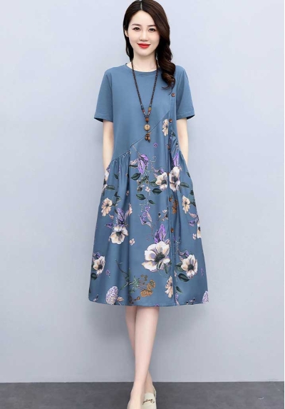 dress wanita korea D6385