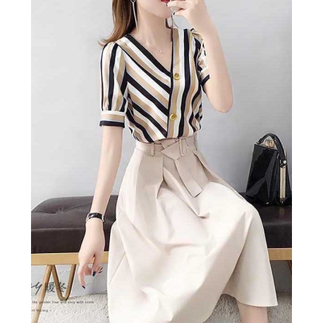 setelan wanita korea D7643