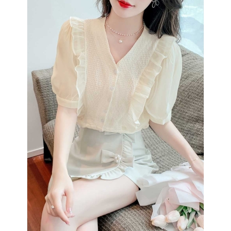 blouse wanita korea T7798