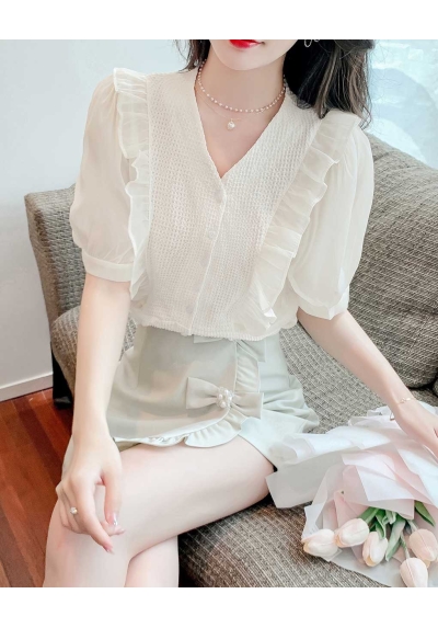 blouse wanita korea T7800