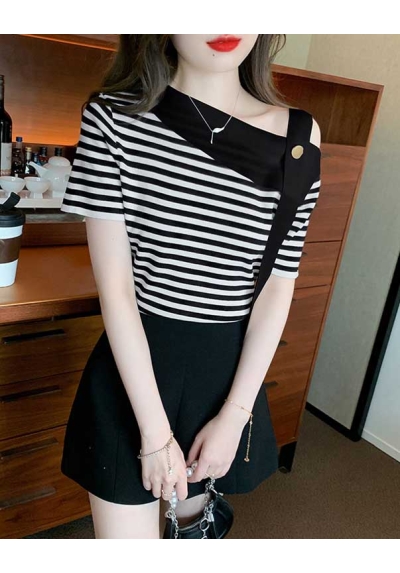 blouse wanita korea T7806