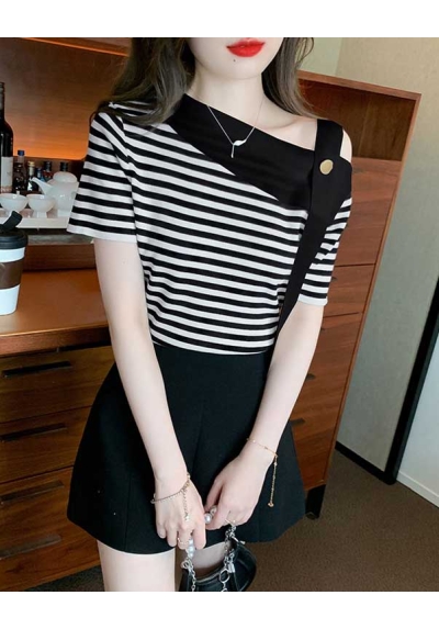 blouse wanita korea T7807