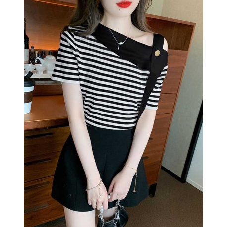 blouse wanita korea T7806