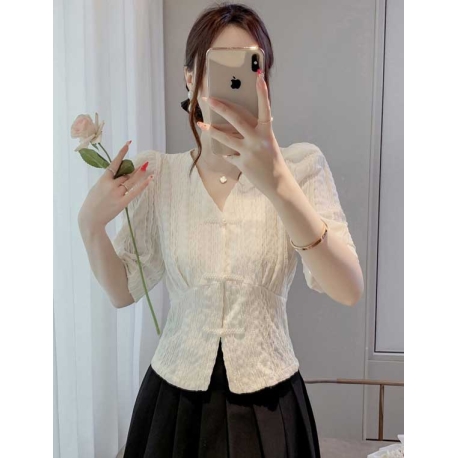 blouse wanita korea T7807