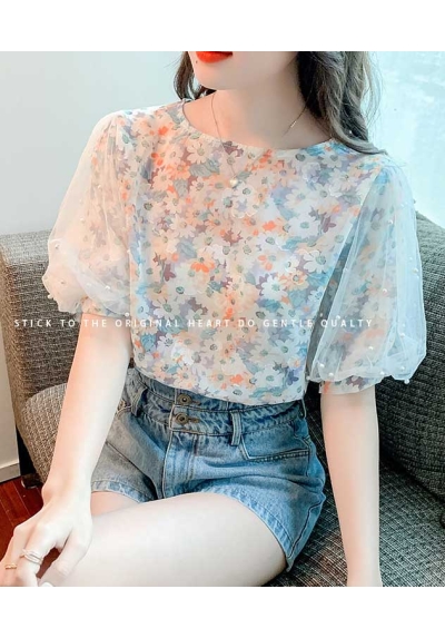 blouse wanita korea T7812