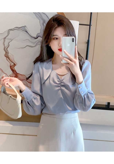 blouse wanita korea T7813