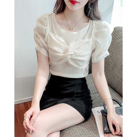 blouse wanita korea T7551