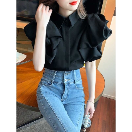 atasan kemeja wanita korea T7815