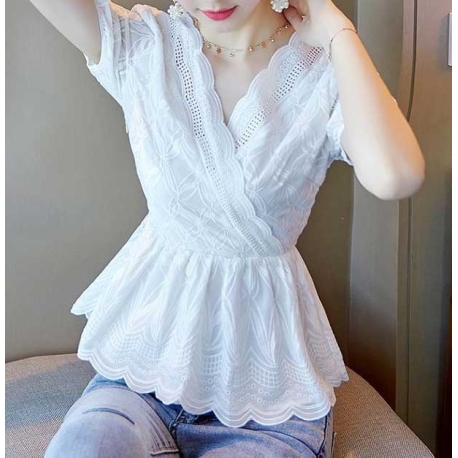 blouse wanita korea T7822