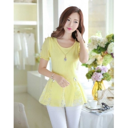 blouse wanita korea T2086