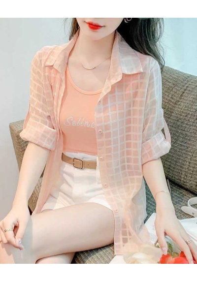 kemeja wanita import T7826