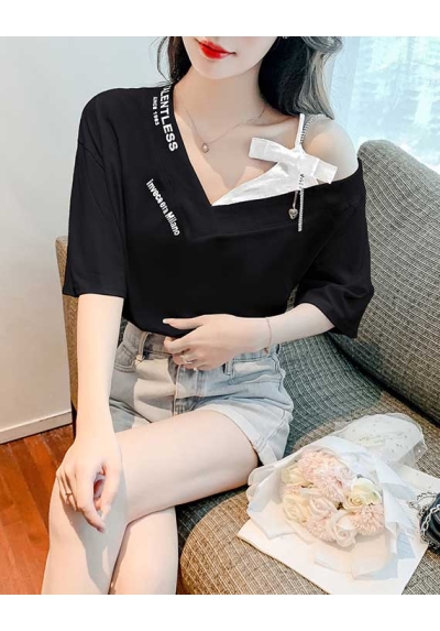 blouse wanita korea T7837