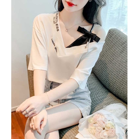 blouse wanita korea T7837