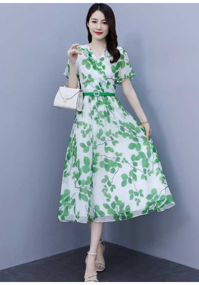 dress wanita korea D7683