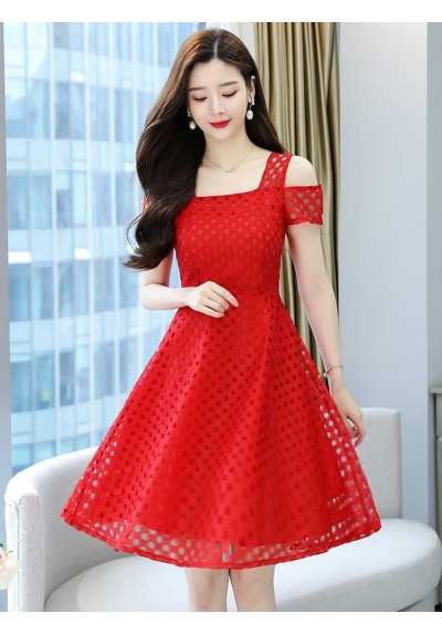 dress wanita korea D7705