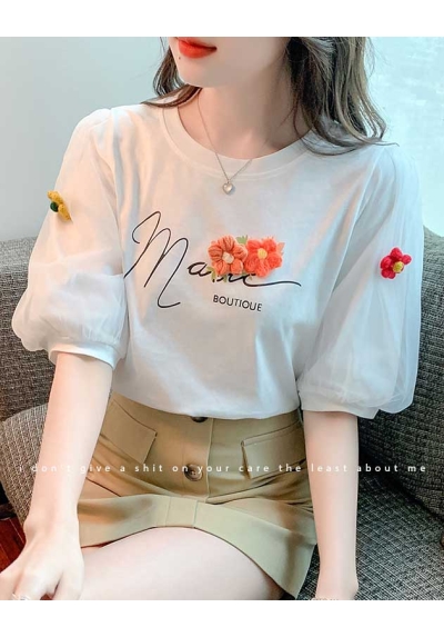 blouse wanita korea T7840