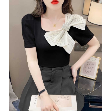 blouse wanita korea T7842